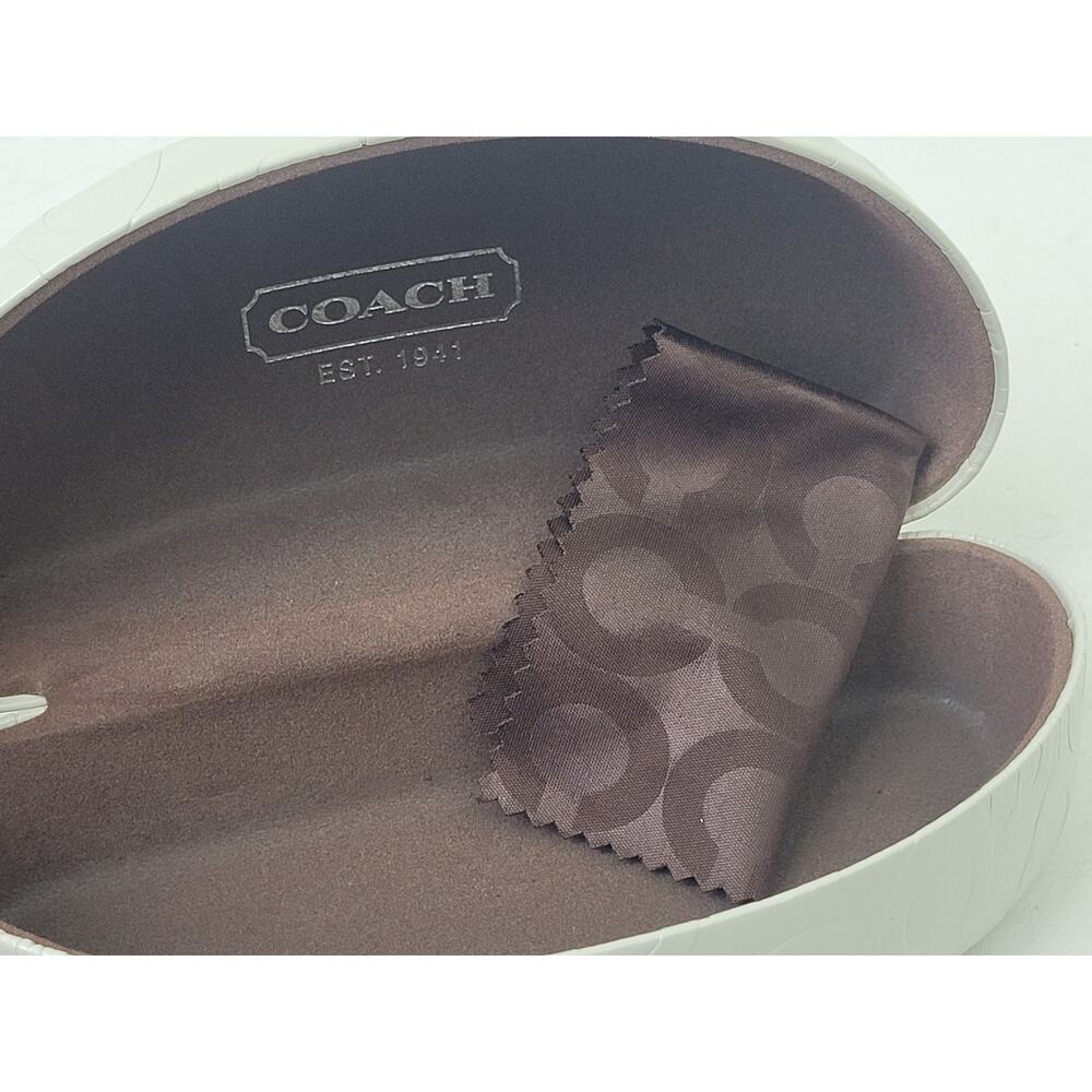 Coach Integration Flower Black Sunglasses Model HC8233 w Case - Picture 11 of 11